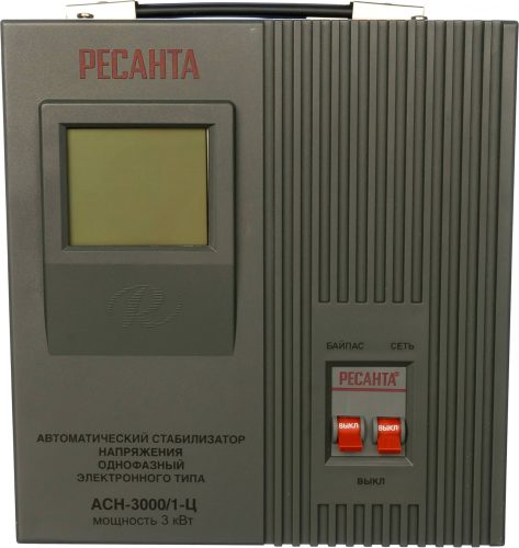 Стабилизатор напряжения однофазный Ресанта АСН 3000/1-Ц