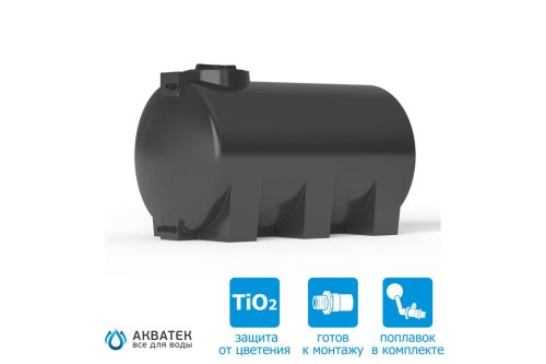 Бак для воды АКВАТЕК ATH 1000 (цвет чёрный)