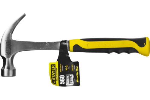 Фото STAYER 560 г, молоток-гвоздодер цельнометаллический STRIKE 2025-560 STAYER 560 г, молоток-гвоздодер цельнометаллический STRIKE 2025-560
