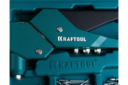 KRAFTOOL заклепки 2.4-4.8 мм, заклепочник поворотный RX-360 31176