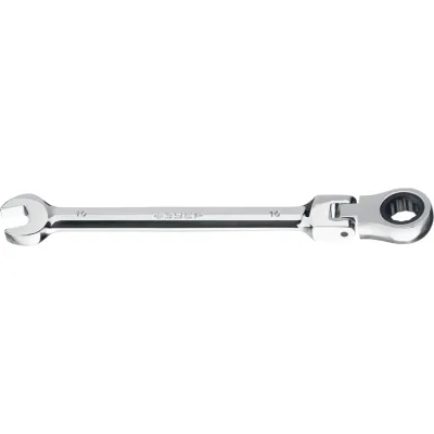 ЗУБР 10 мм, комбинированный гаечный ключ трещоточный шарнирный 27101-10