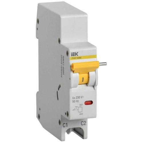 Независимый расцепитель IEK РН47-60М на DIN-рейку для ВА47-60M MVA31D-RN-1