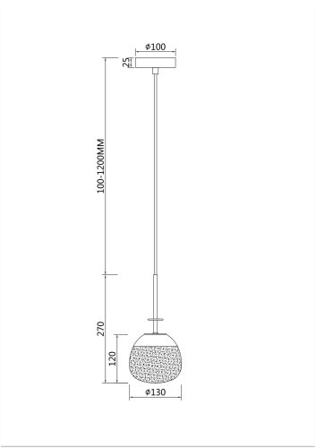 Подвесной светильник Maytoni P072PL-L2W3K