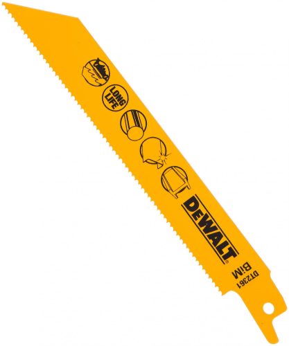 Пилки для сабельной пилы по металлу (152 мм; шаг зубьев 1.82 мм) 5 шт. DeWalt DT 2361