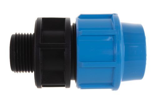 Переход на наружную резьбу ДЖИЛЕКС - 32 x 1" (винтовой, для труб ПНД)