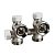 Блок для однотрубной системы угловой LUXOR M 171 - 3/4' x М24x19 (PN10, Tmax 120°С)