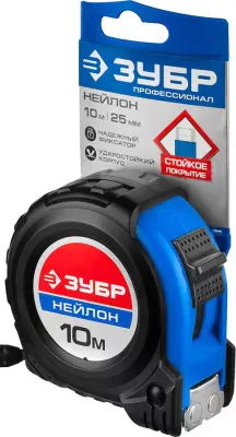 ЗУБР 10 м х 25 мм, рулетка НЕЙЛОН 34056-10-25_z01