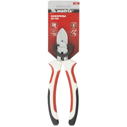Фото Бокорезы WHite Nickel, 200 мм, никелированные, трехкомпонентные рукоятки Matrix Бокорезы WHite Nickel, 200 мм, никелированные, трехкомпонентные рукоятки Matrix