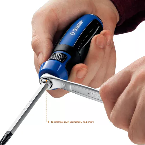 Фото ЗУБР 6 шт, набор отверток ударных с магнитным наконечником 25026 ЗУБР 6 шт, набор отверток ударных с магнитным наконечником 25026