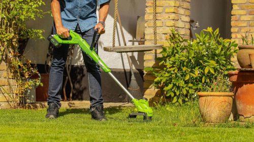 Фото Триммер аккумуляторный Greenworks G24LT28K2 (с АКБ 2Ач и ЗУ) 2107107UA Триммер аккумуляторный Greenworks G24LT28K2 (с АКБ 2Ач и ЗУ) 2107107UA