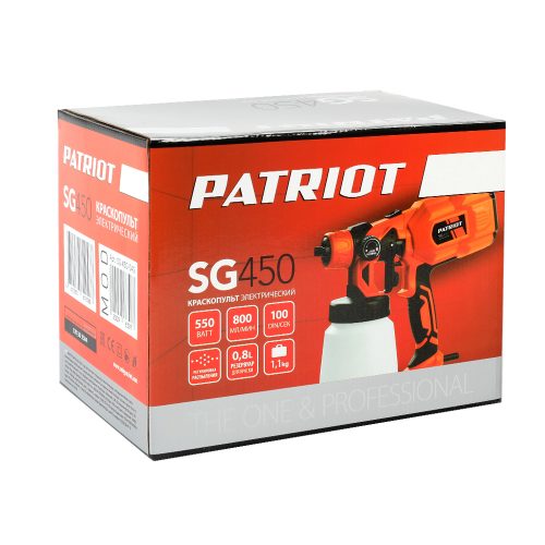 Краскопульт электрический Patriot SG 450