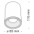 Потолочный светильник Technical C029CL-01W