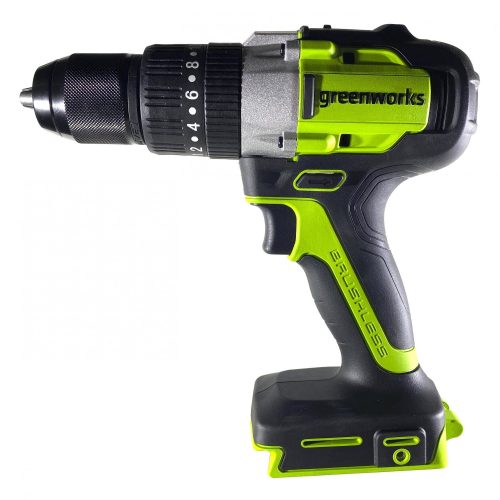 Дрель-шуруповерт аккумуляторная Greenworks GD24DD60K2 24V (c АКБ 2Ач и ЗУ) 3704107UA