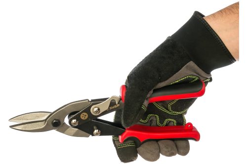 Фото ЗУБР 250 мм, прямые, У8А, ножницы по металлу двухрычажные 23140-S ЗУБР 250 мм, прямые, У8А, ножницы по металлу двухрычажные 23140-S