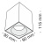 Потолочный светильник Technical C030CL-01B