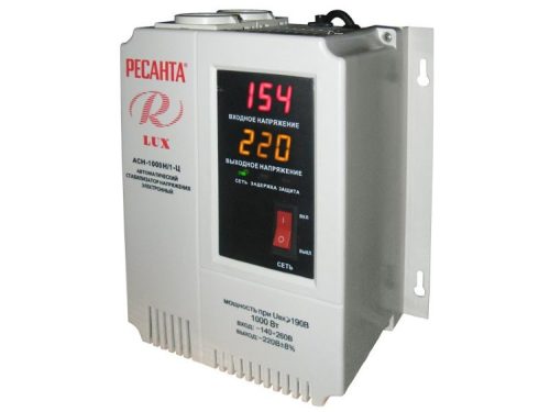 Стабилизатор напряжения Ресанта АСН 1000 Н/1-Ц Lux