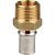 SFP-0001-003416 STOUT Переходник с наружной резьбой 3/4"x16 для металлопластиковых труб прессовой