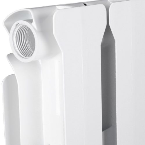 SRA-0110-050013 STOUT Bravo 500 13 секций радиатор алюминиевый боковое подключение RAL9010