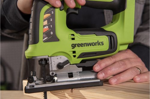 Фото Лобзик аккумуляторный GreenWorks GD24JS 24V (без АКБ и ЗУ) 3601407 Лобзик аккумуляторный GreenWorks GD24JS 24V (без АКБ и ЗУ) 3601407