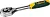 KRAFTOOL 1/4", 72 зубца, Cr-V сталь, трещотка для торцовых головок 27791-1/4_z02