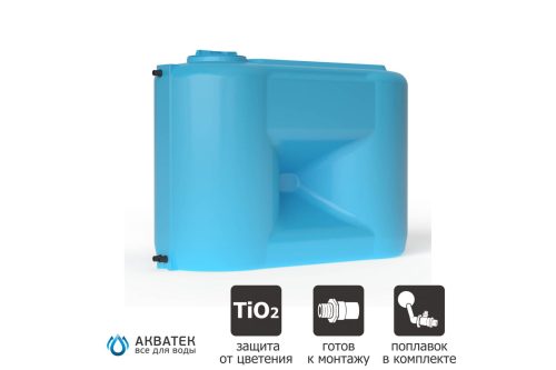 Фото Бак для воды АКВАТЕК COMBI W 1100 BW (двухслойный, цвет сине-белый) Бак для воды АКВАТЕК COMBI W 1100 BW (двухслойный, цвет сине-белый)