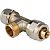SFS-0011-001216 STOUT Тройник-переходник с наружной резьбой 1/2"х16 для металлопластиковых труб винтовой