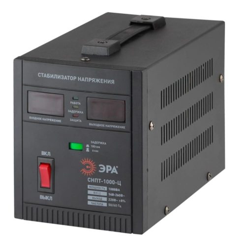 Переносной стабилизатор напряжения ЭРА СНПТ-1000-Ц Б0020158