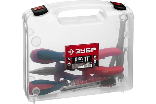 ЗУБР 280 х 220 х 50 мм, кейс-органайзер ОКА-11 38102-11