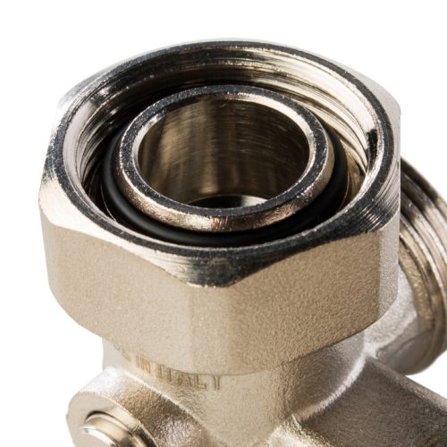 SVH-0004-000020 STOUT Узел нижнего подключения радиатора для двухтрубной системы, угловой 3/4''