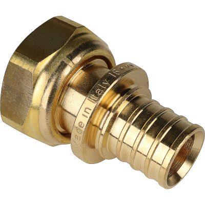 SFA-0019-002034 STOUT Переходник с накидной гайкой 20xG 3/4" для труб из сшитого полиэтилена аксиальный