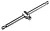KRAFTOOL 1/2", 250 мм, хромированный, вороток для торцовых головок INDUSTRIE QUALITAT 27830-1/2_z01