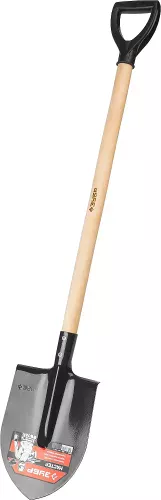 ЗУБР 285x205x1200 мм, стальное полотно, черенок из березы высшего сорта, лопата штыковая ЛКО 39572