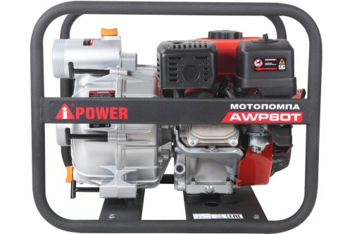 Бензиновая мотопомпа для грязной воды A-iPower AWP80Т