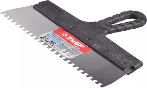 Фото ЗУБР 300 мм, нержавеющая полотно, пластмассовая рукоятка, шпатель фасадный 10078-30-06 ЗУБР 300 мм, нержавеющая полотно, пластмассовая рукоятка, шпатель фасадный 10078-30-06