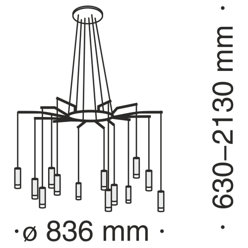 Подвесной светильник Technical MOD035PL-12W