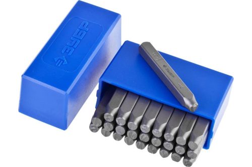 ЗУБР высота буквы 8 мм, Cr-V сталь, клейма штамповочные 21505-08_z01 Профессионал