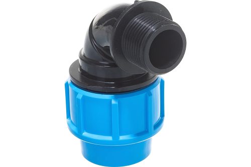 Фото Переход на наружную резьбу угловой ДЖИЛЕКС - 32 x 1" (винтовой, для труб ПНД) Переход на наружную резьбу угловой ДЖИЛЕКС - 32 x 1" (винтовой, для труб ПНД)