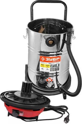 Фото ЗУБР 1400 Вт, пылесос строительный ПУ-60-1400 М4 ЗУБР 1400 Вт, пылесос строительный ПУ-60-1400 М4