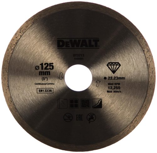 Диск алмазный 125х22.2 мм Dewalt DT3713