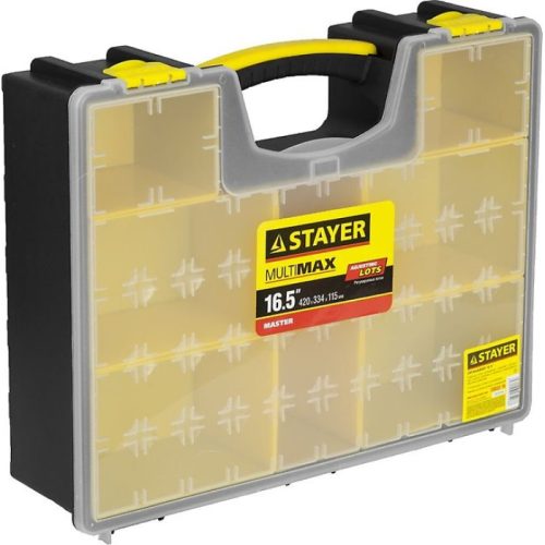 STAYER 420 х 334 х 115 мм (16,5"), пластиковый, органайзер со съемными лотками MULTIMAX 38033-16