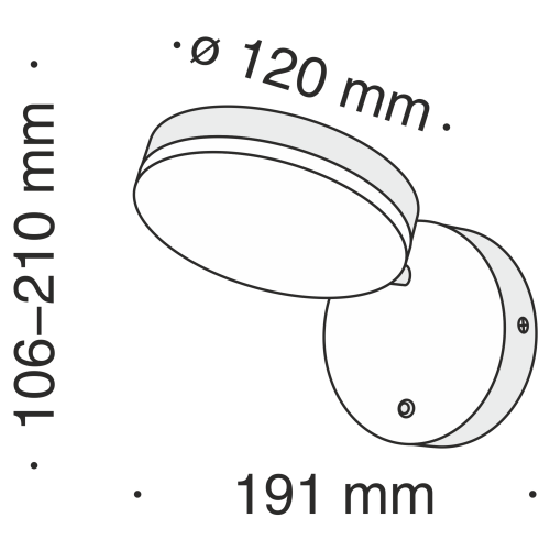 Бра Technical MOD070WL-L8B3K