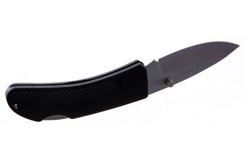 STAYER 75 мм, 2,35 мм, обрезиненная ручка, складной нож 47600-1_z01