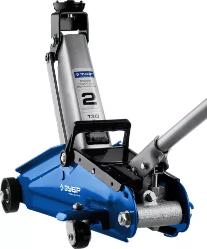 Домкрат подкатной гидравлический ЗУБР T50 43052-2-K (2 т)