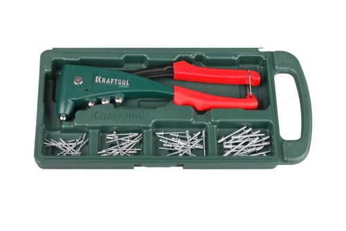 KRAFTOOL заклепки 2.4-4.8 мм, заклепочник усиленный NX-5 31173-H6