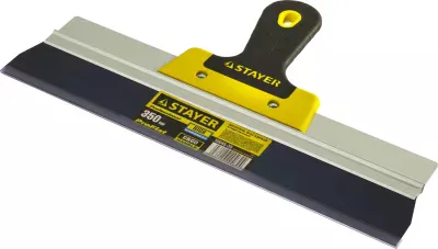 STAYER фасадный, 350 мм, анодированный, двухкомпонентная рукоятка, шпатель фасадный 10045-35