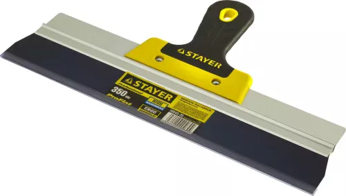 STAYER фасадный, 350 мм, анодированный, двухкомпонентная рукоятка, шпатель фасадный 10045-35