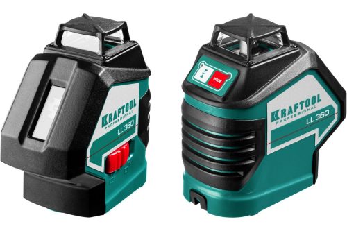KRAFTOOL 20-70 м, 360 градусов, (детектор), сверхъяркий, IP54, точн. 0,2 мм/м, в сумке, нивелир лазерный LL360 34645