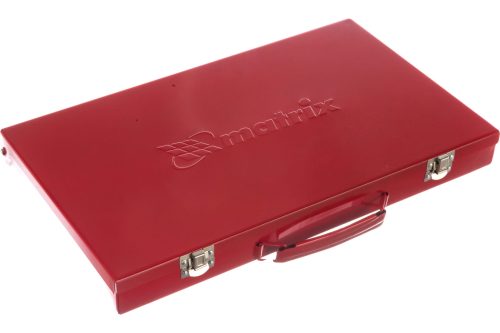 Фото Набор метчиков и плашек М2-М20, 65 шт, металлический кейс Matrix Набор метчиков и плашек М2-М20, 65 шт, металлический кейс Matrix