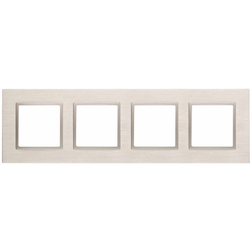 Рамка ЭРА 14-5204-04 на 4 поста, металл, Elegance, шампань+шампань Б0034560