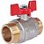 RBV-0007-0410232 ROMMER Шаровой кран 1 1/4" НР/НР, ручка бабочка